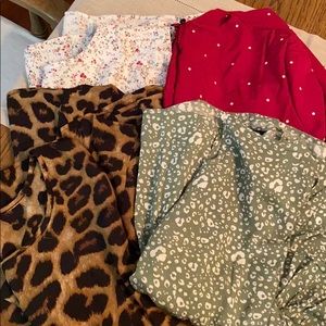 Lot of Four Shein Tops